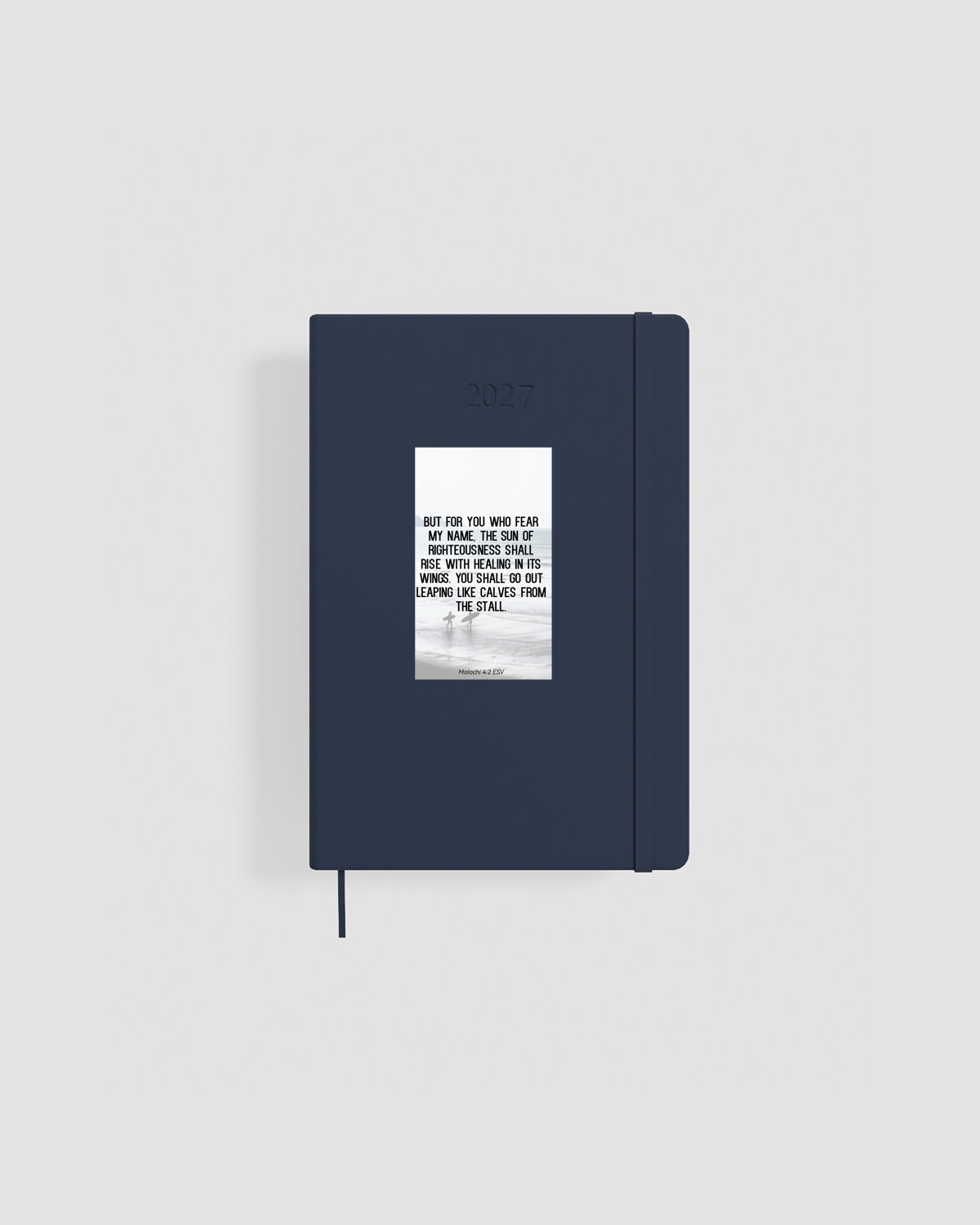 Unique Minimalist Planner Featuring Bold Typography