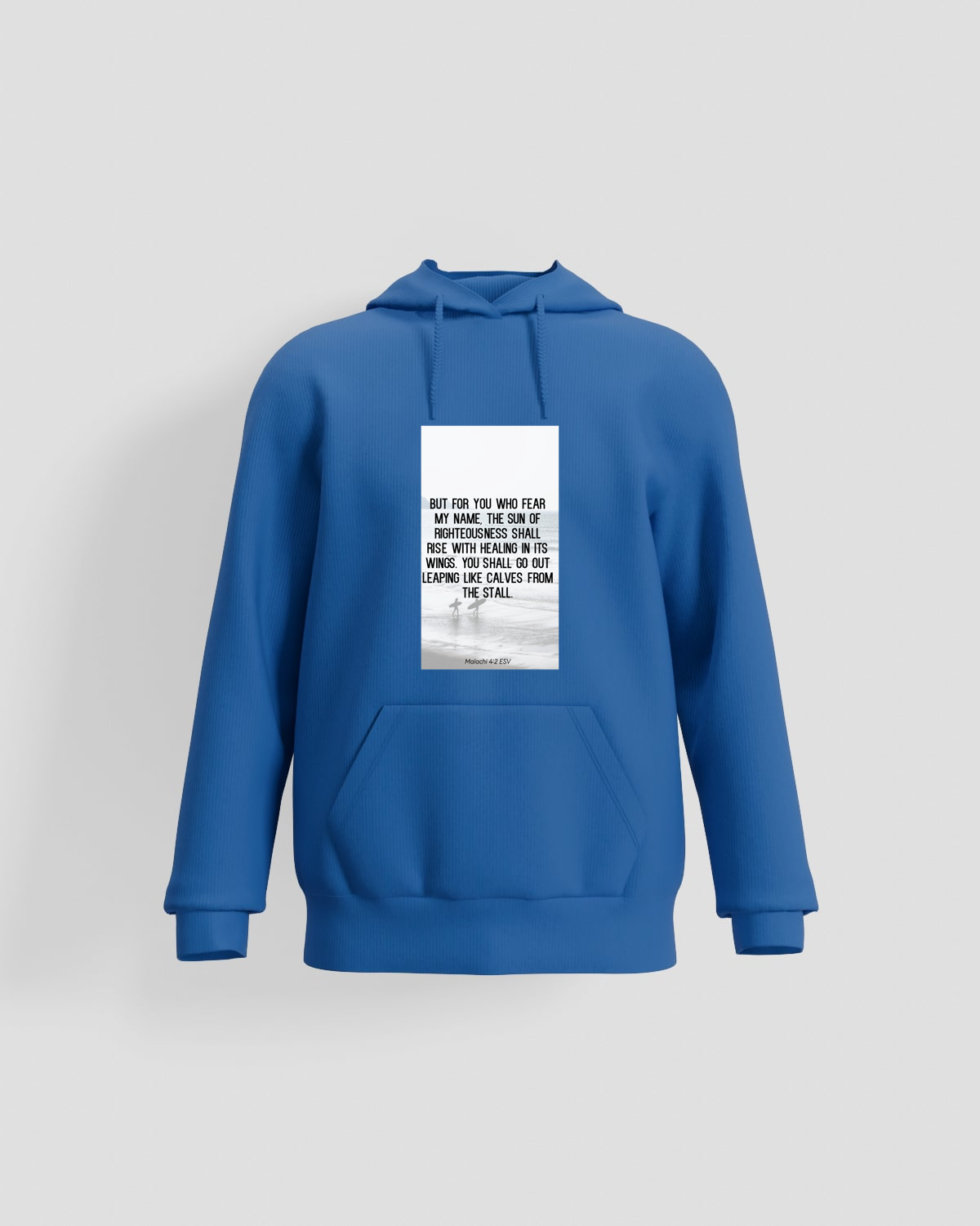 Blue Organic Cotton Sweatshirt – Unisex Comfort 59