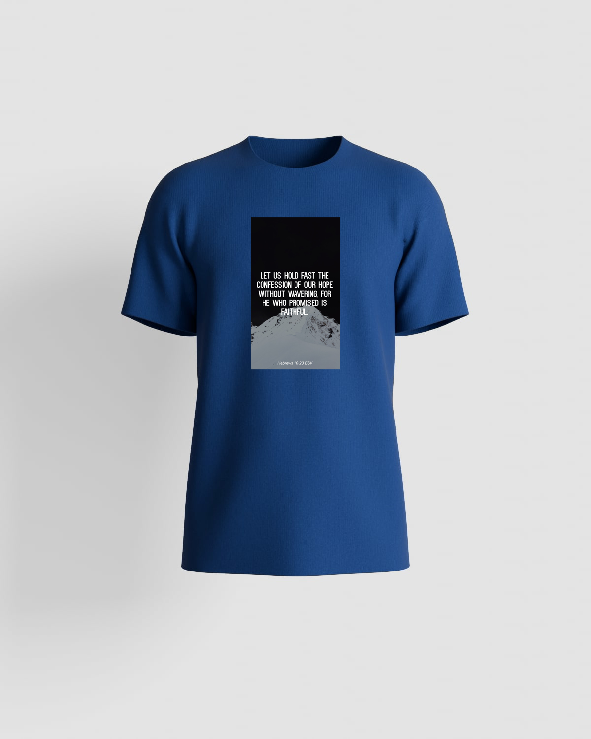 Blue Unisex Eco Sustainable T-Shirt – Modern Fit, Organic Cotton 59