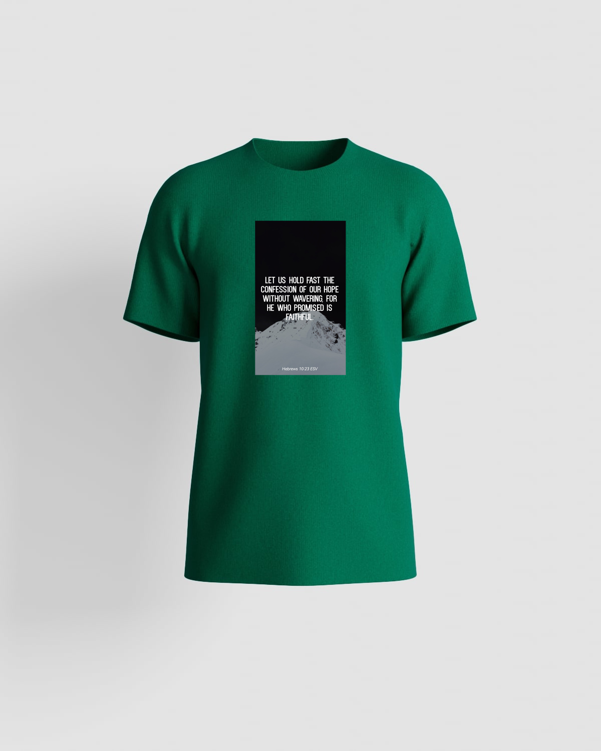 Green Eco‑Sustainable T-Shirt with Clean Minimalist Print 59