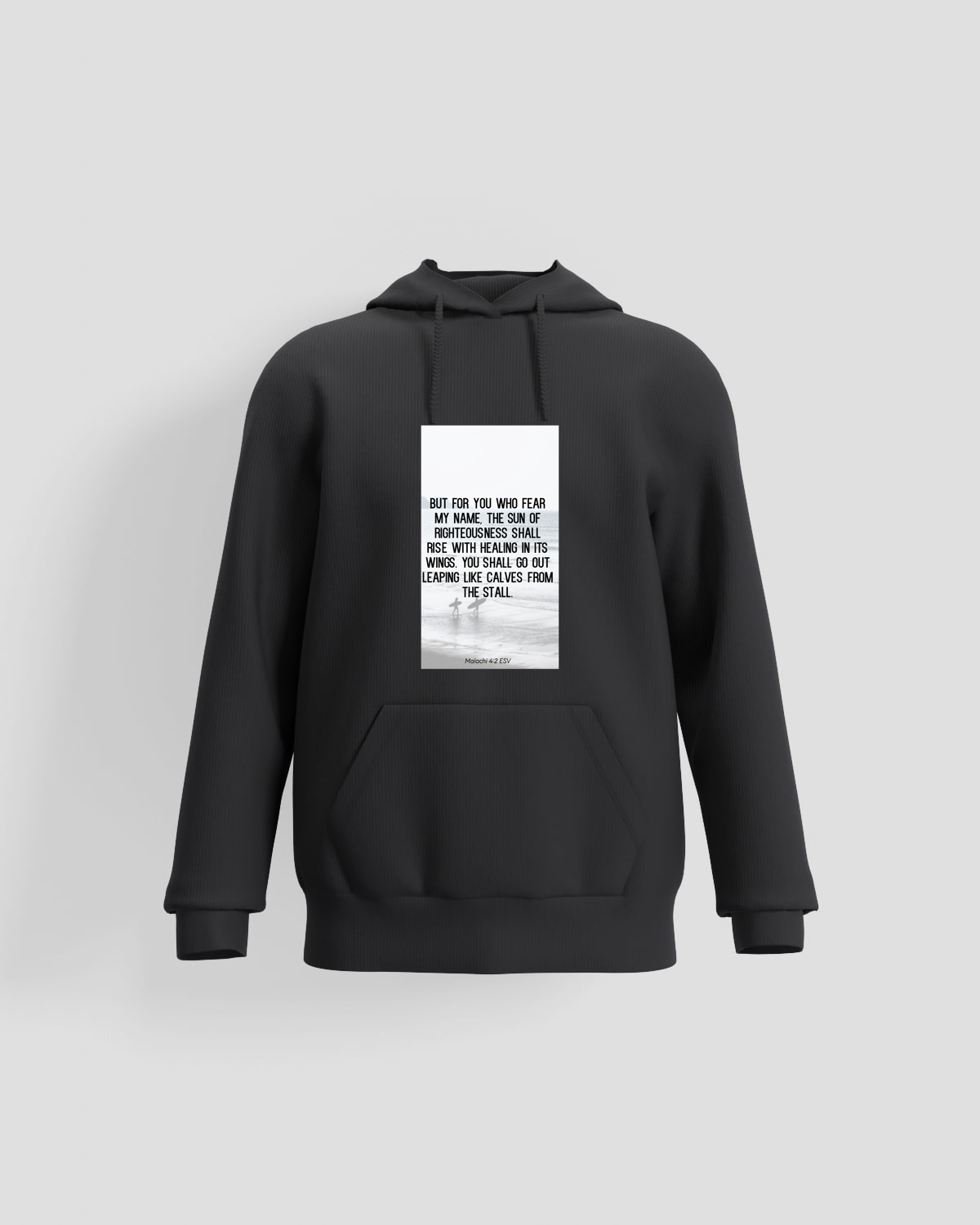 Black Unisex 100% Cotton Sweatshirt – Durable Print Quality 59