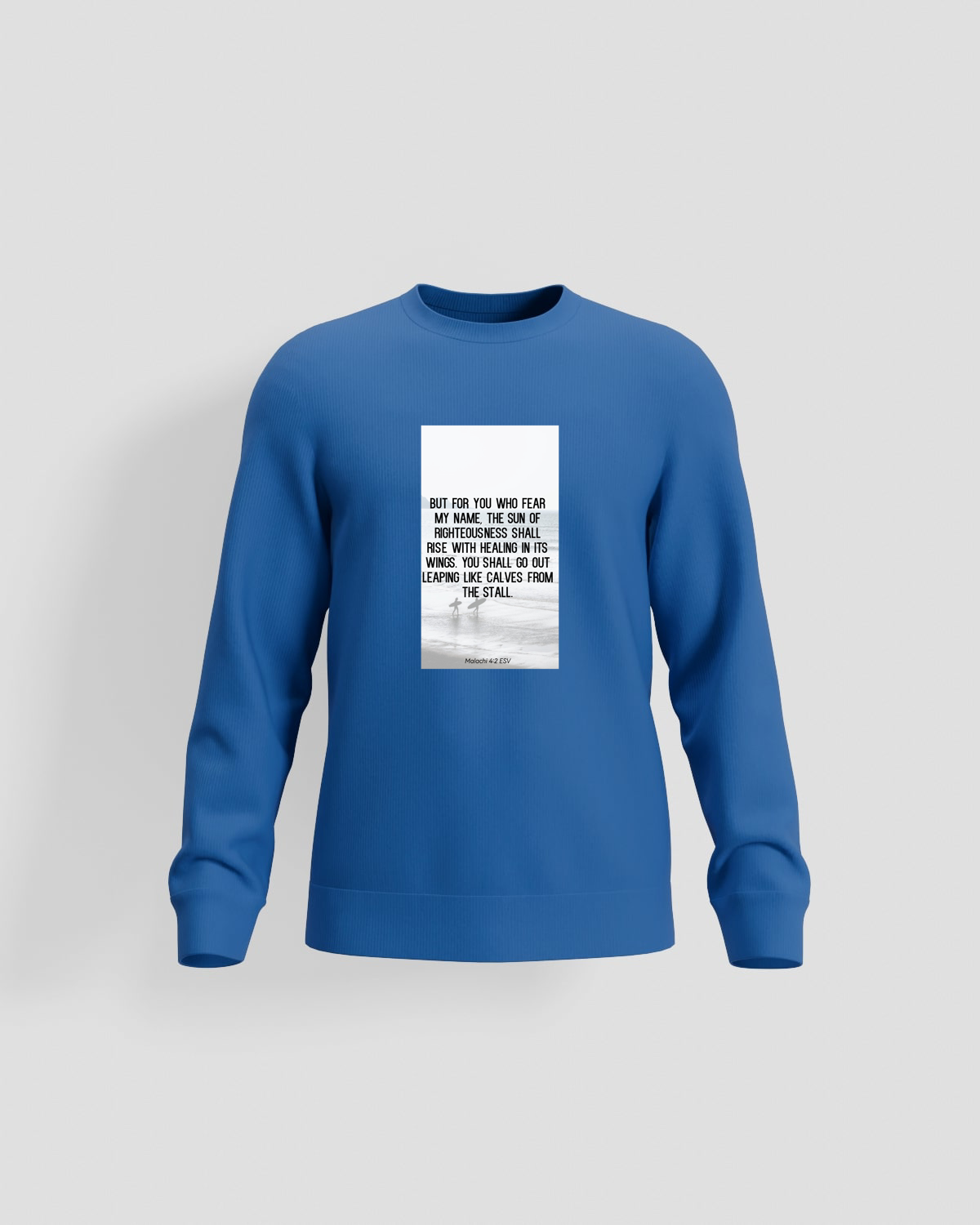 Blue Unisex Organic Cotton Sweatshirt – Soft Eco‑Friendly Comfort 59