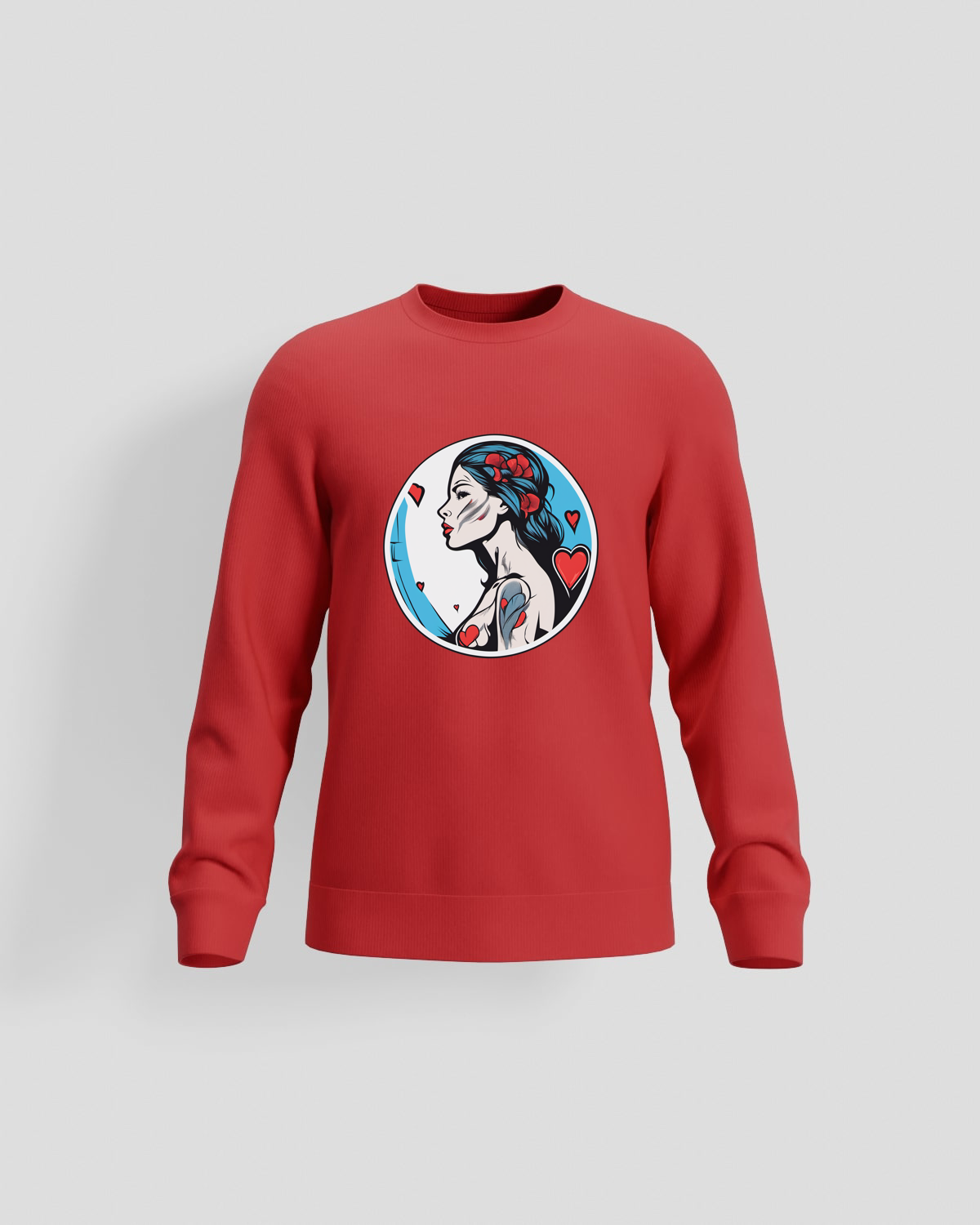 Red Unisex Sweatshirt – Classic Comfort 59