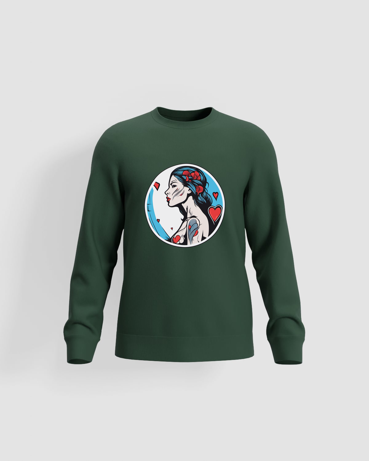 Green Organic Cotton Sweatshirt – Soft, Eco‑Friendly Comfort 59