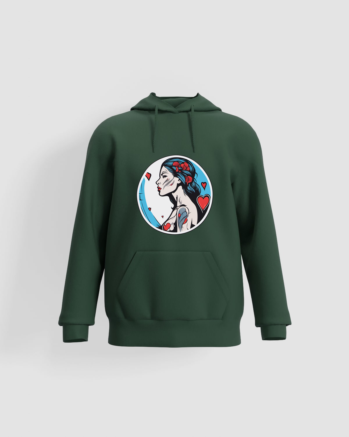 Green Unisex Organic Sweatshirt Soft & Sustainable 59