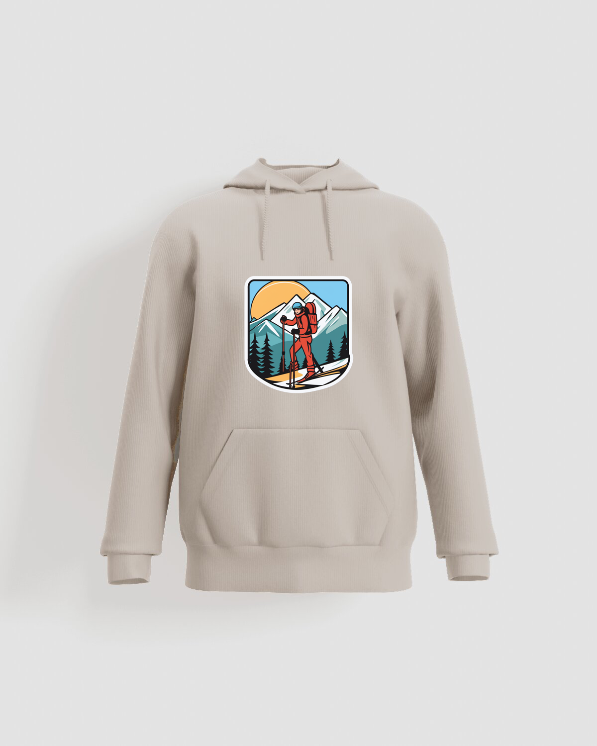 Cream Unisex Sweatshirt Soft Organic Cotton 59