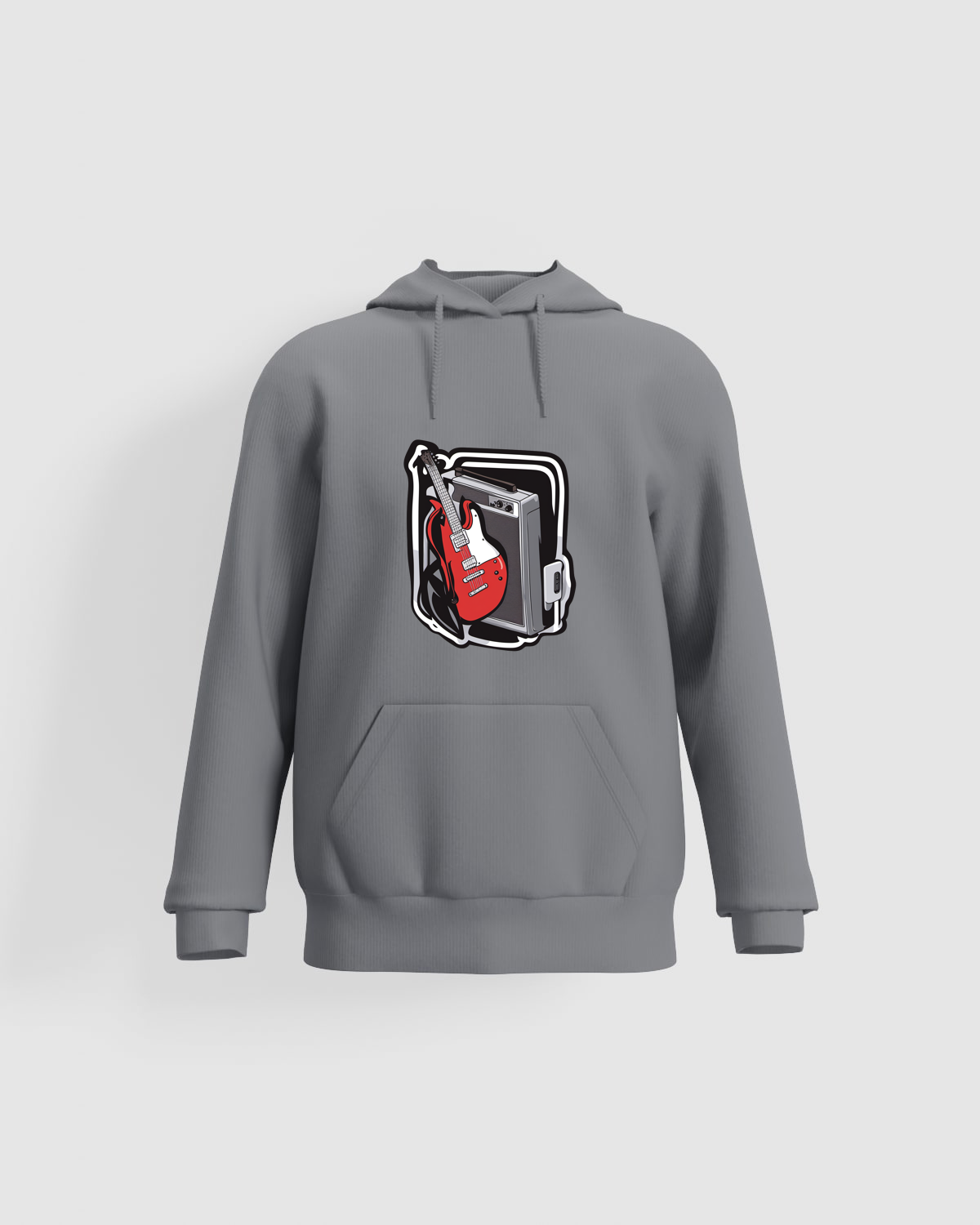 Grey Unisex Sweatshirt with Comfortable Crew Neck 59