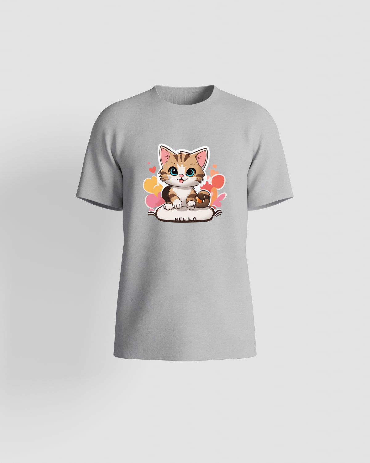 Grey Modern Fit Unisex T-Shirt Eco Sustainable Cotton 59