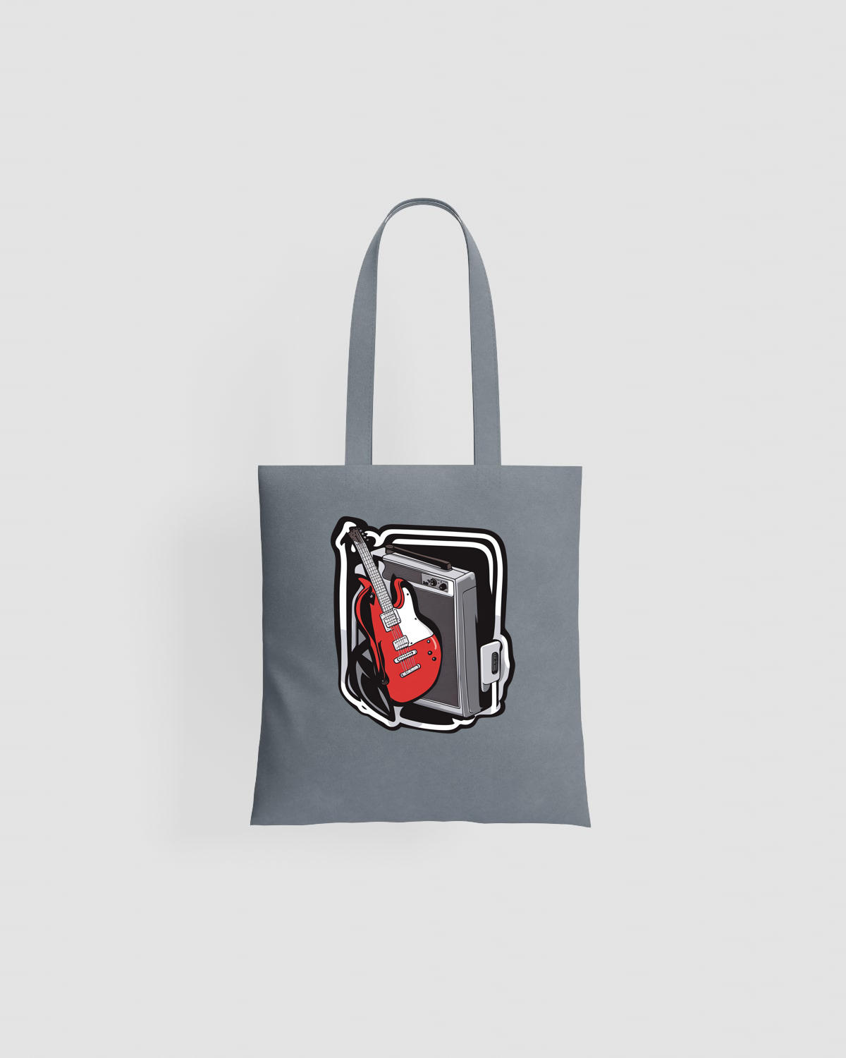 Smooth Cotton Tote Bag with 67cm Shoulder Handles 59