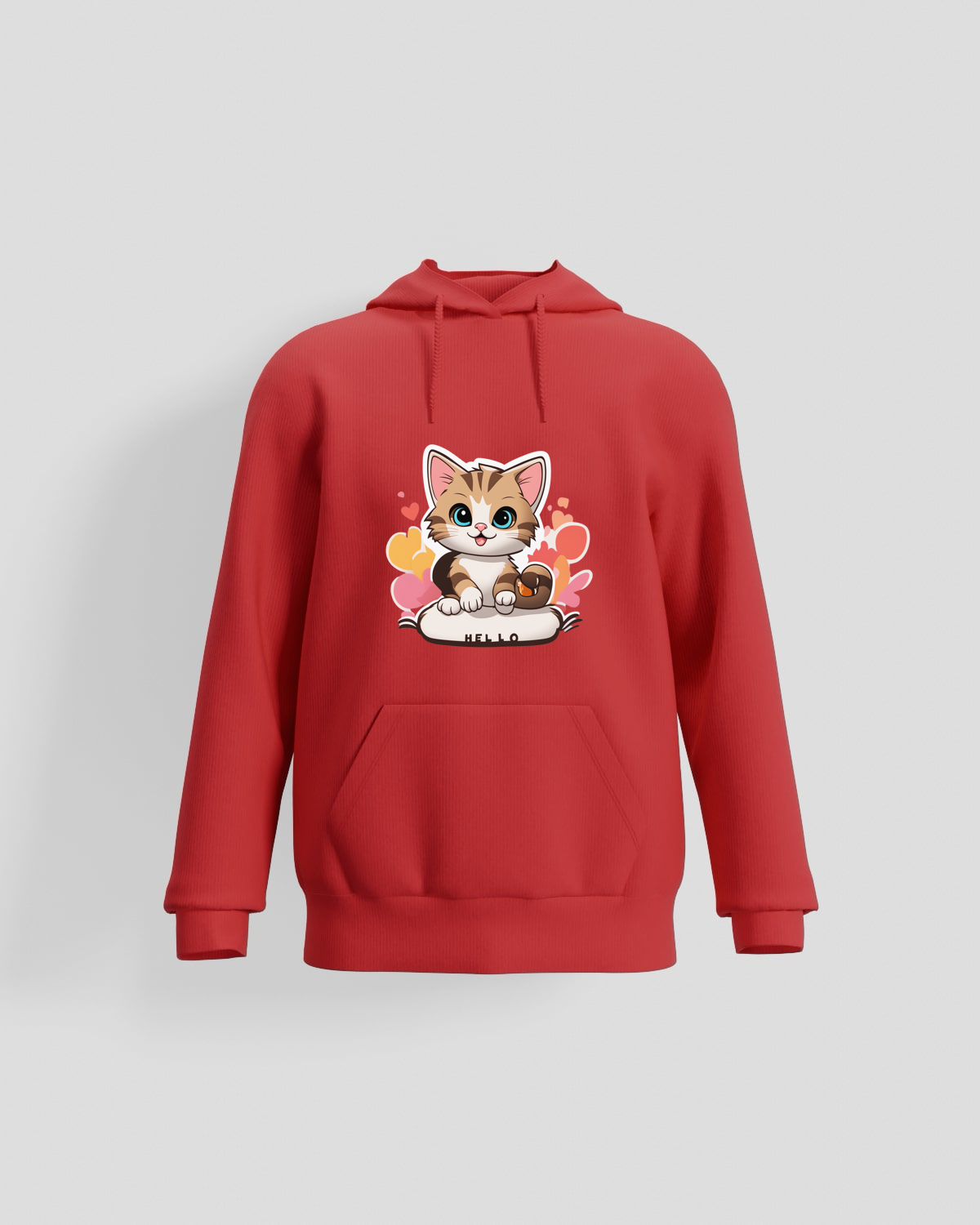 Red Unisex Sweatshirt – Soft Cotton Comfort 59