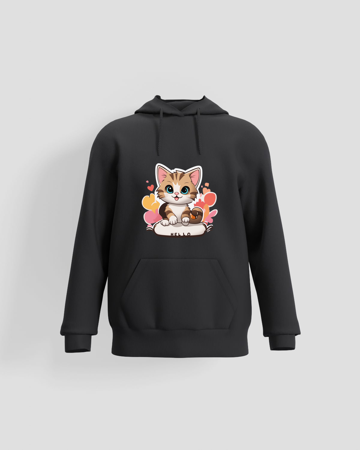 Black Unisex Organic Cotton Sweatshirt 59