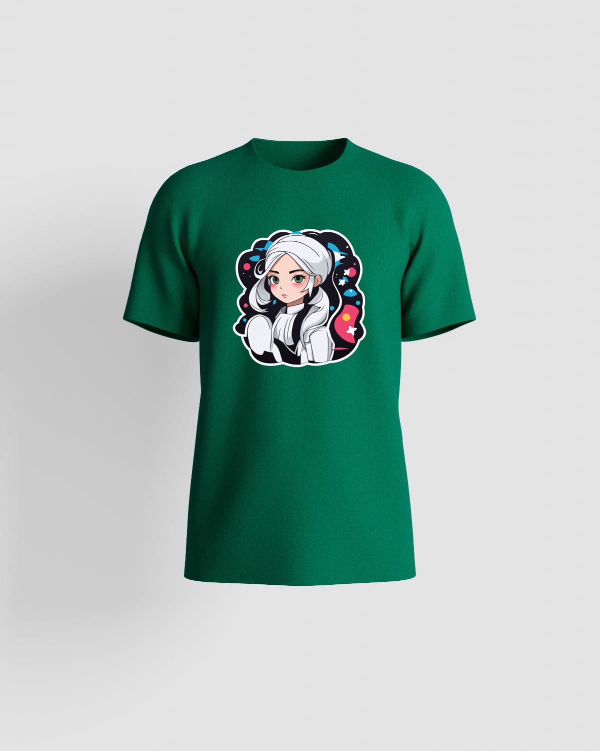 Green T-Shirt – Organic Cotton, Minimal Design 59