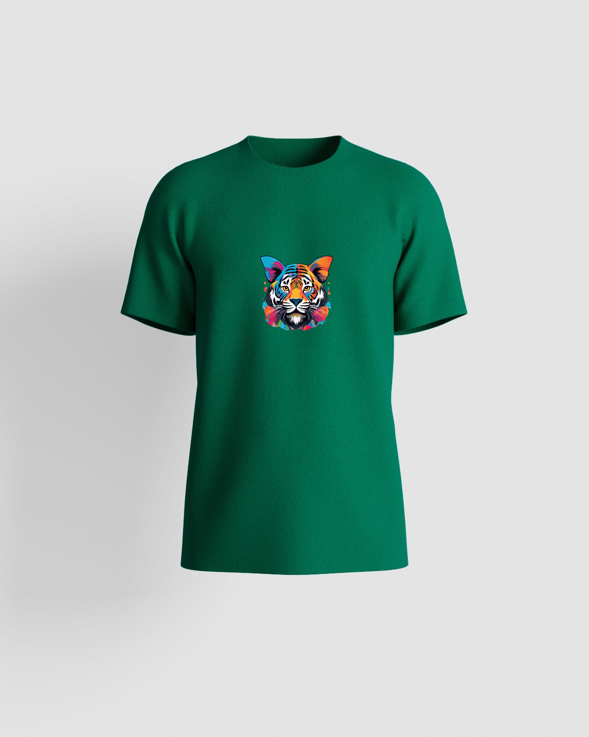 T-shirt, personnalisable, 100 % coton, Vert 0