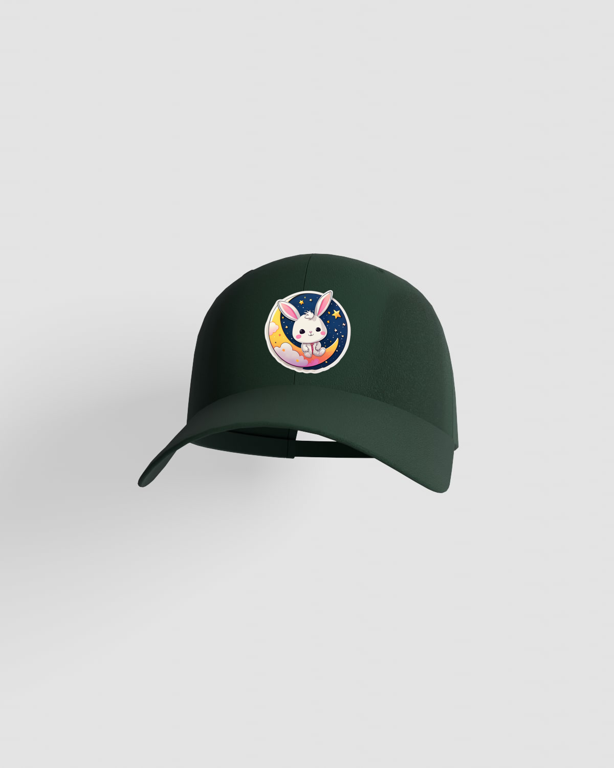 Casquette, personnalisable, 100 % coton, Vert