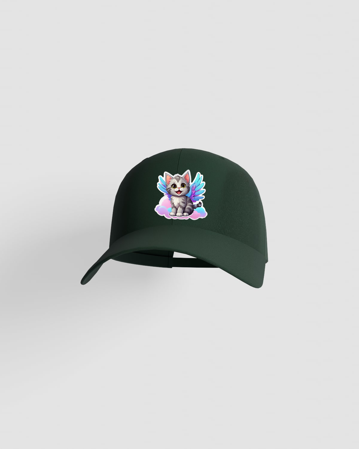 Casquette, personnalisable, 100 % coton, Vert