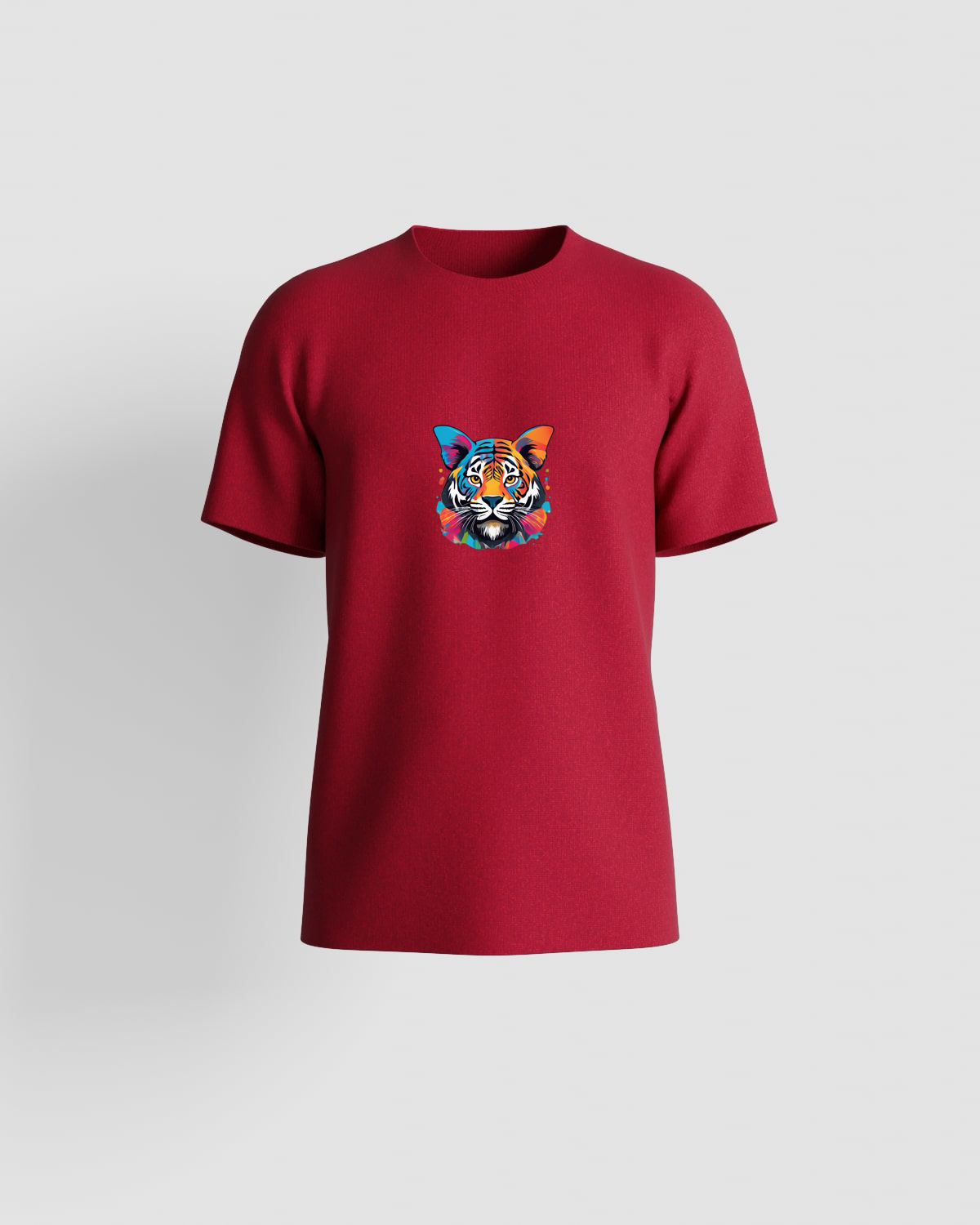 T-shirt, personnalisable, 100 % coton, Rouge