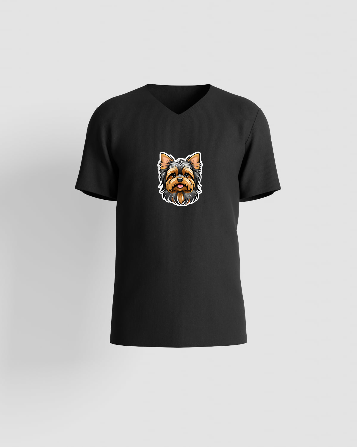 T-shirt, personnalisable, 100 % coton, Noir