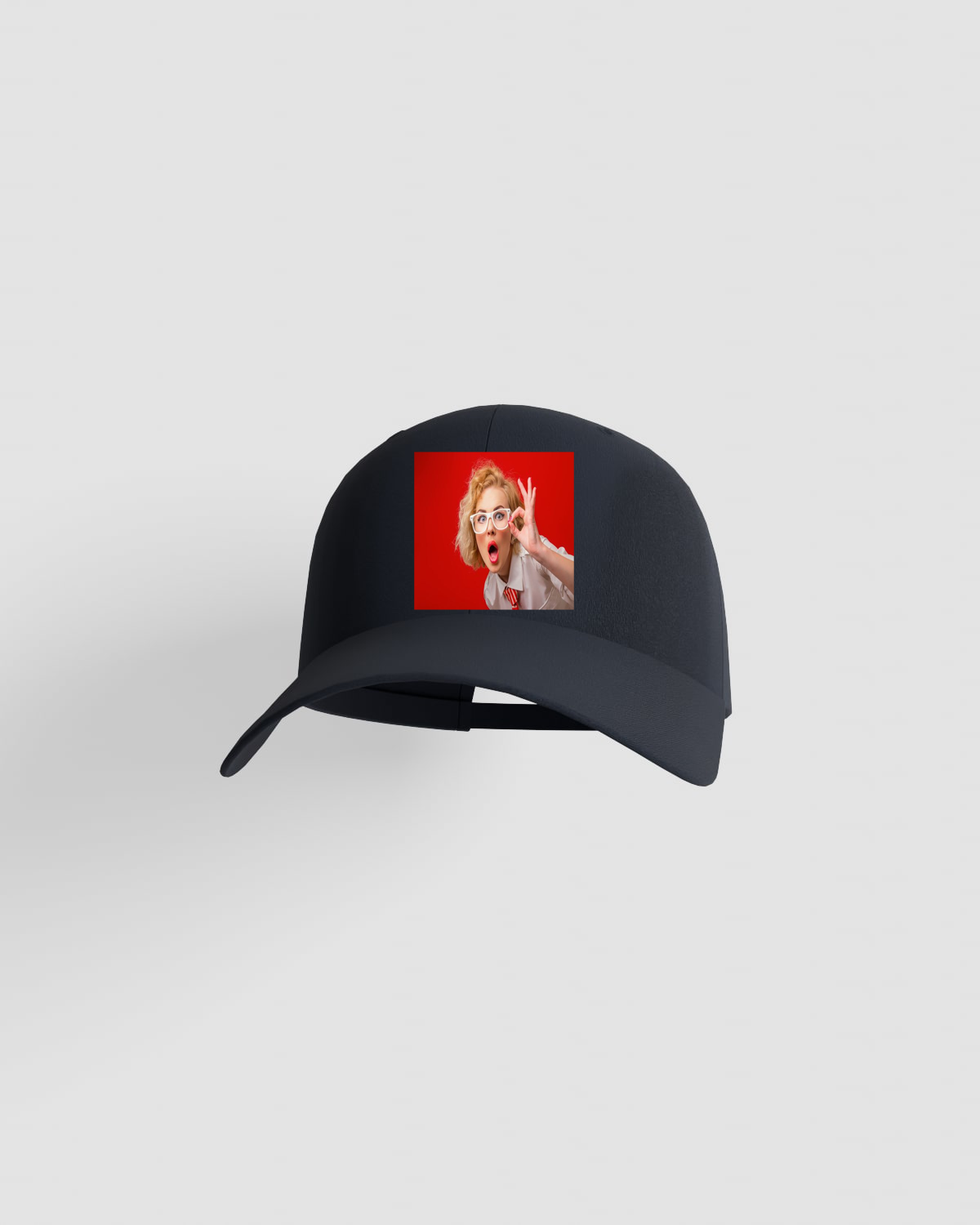 Cap, customizable, 100% cotton, unisex, Navy