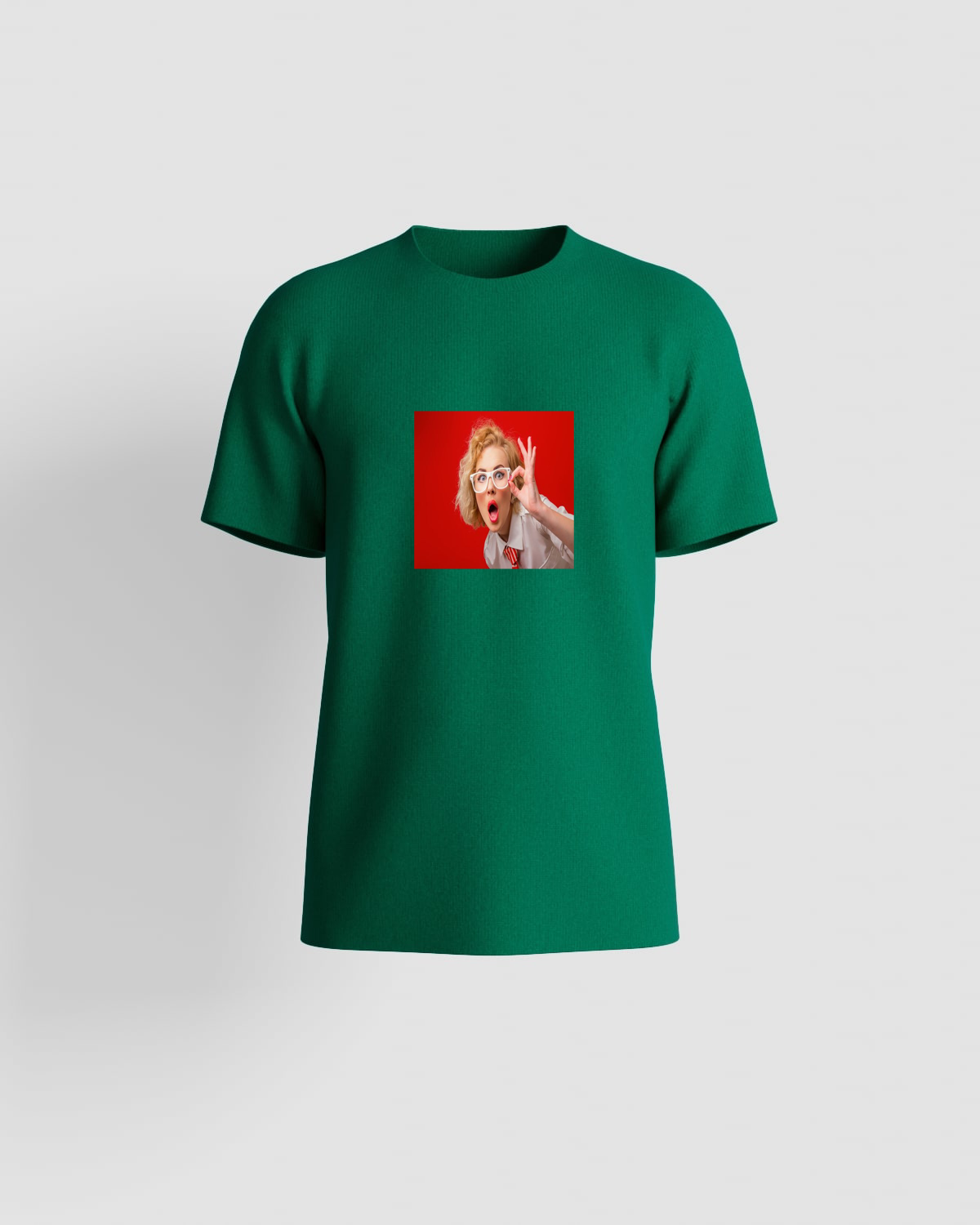 T-shirt, customizable, 100% cotton, unisex, Green 0