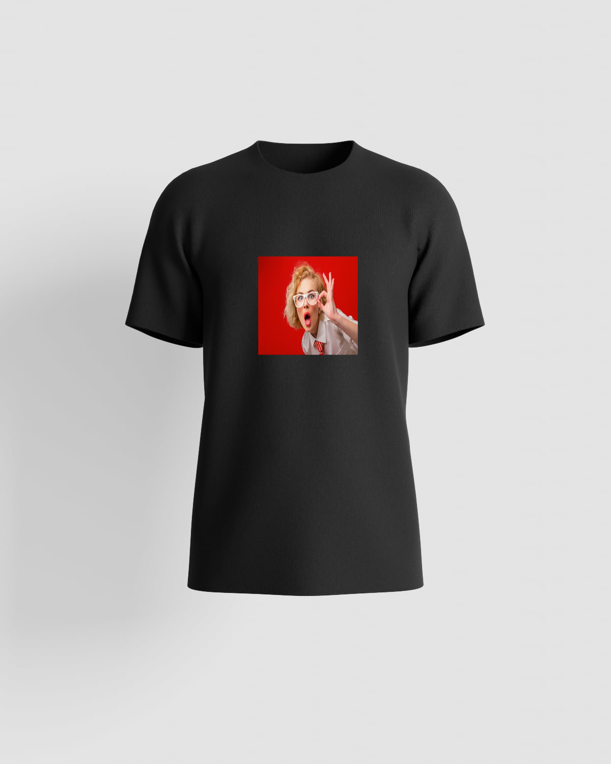 T-shirt, customizable, 100% cotton, unisex, Black