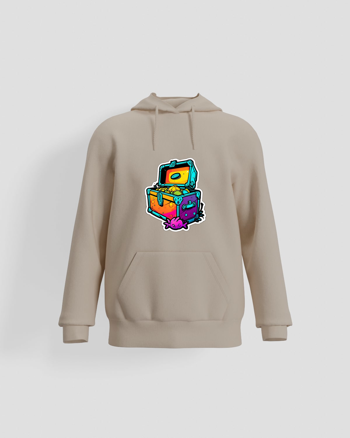 Hoodie, customizable, 80% cotton, 