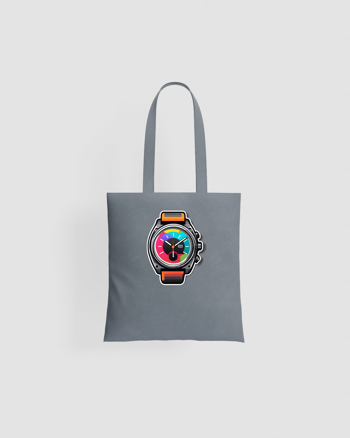 Tote bag, customizable, 100% cotton, unisex, Grey