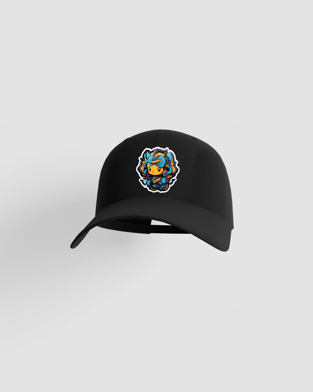 Cap, customizable, 100% cotton, unisex, Black 0