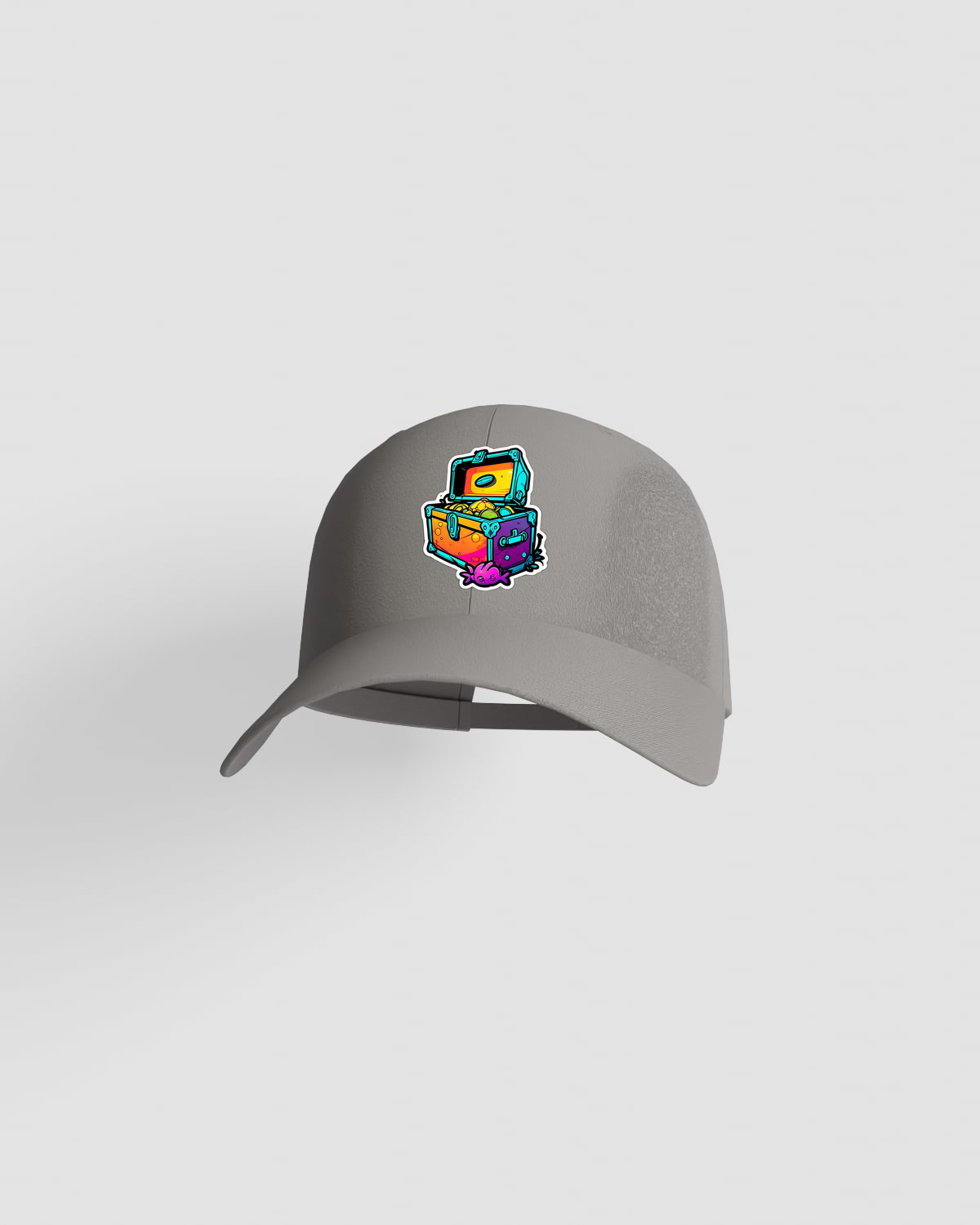Cap, customizable, 100% cotton, unisex, Grey 0
