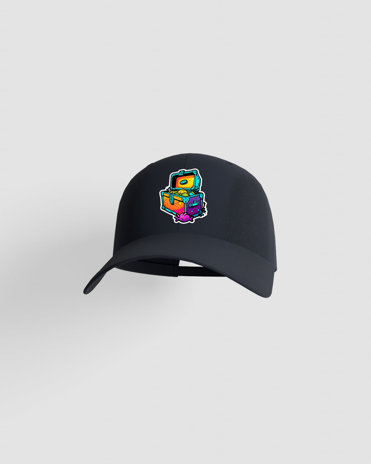 Cap, customizable, 100% cotton, unisex, Navy
