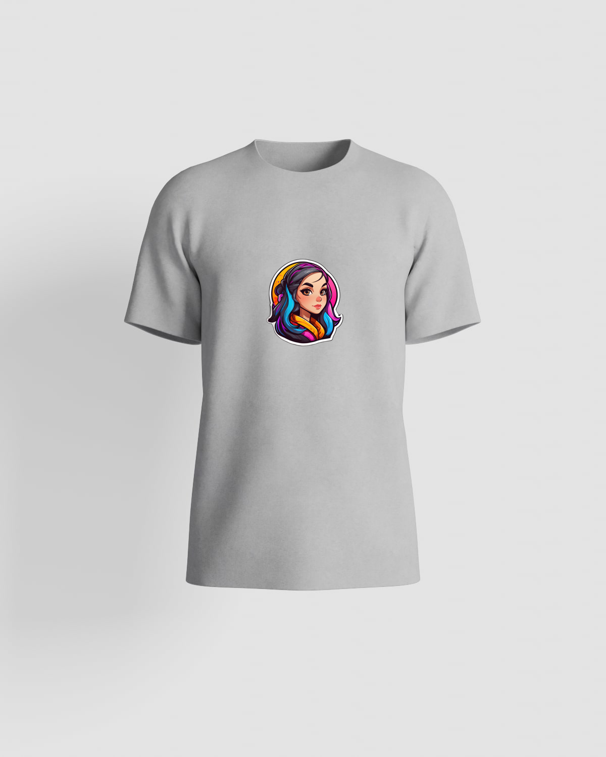 T-shirt, customizable, 100% cotton, unisex, Grey