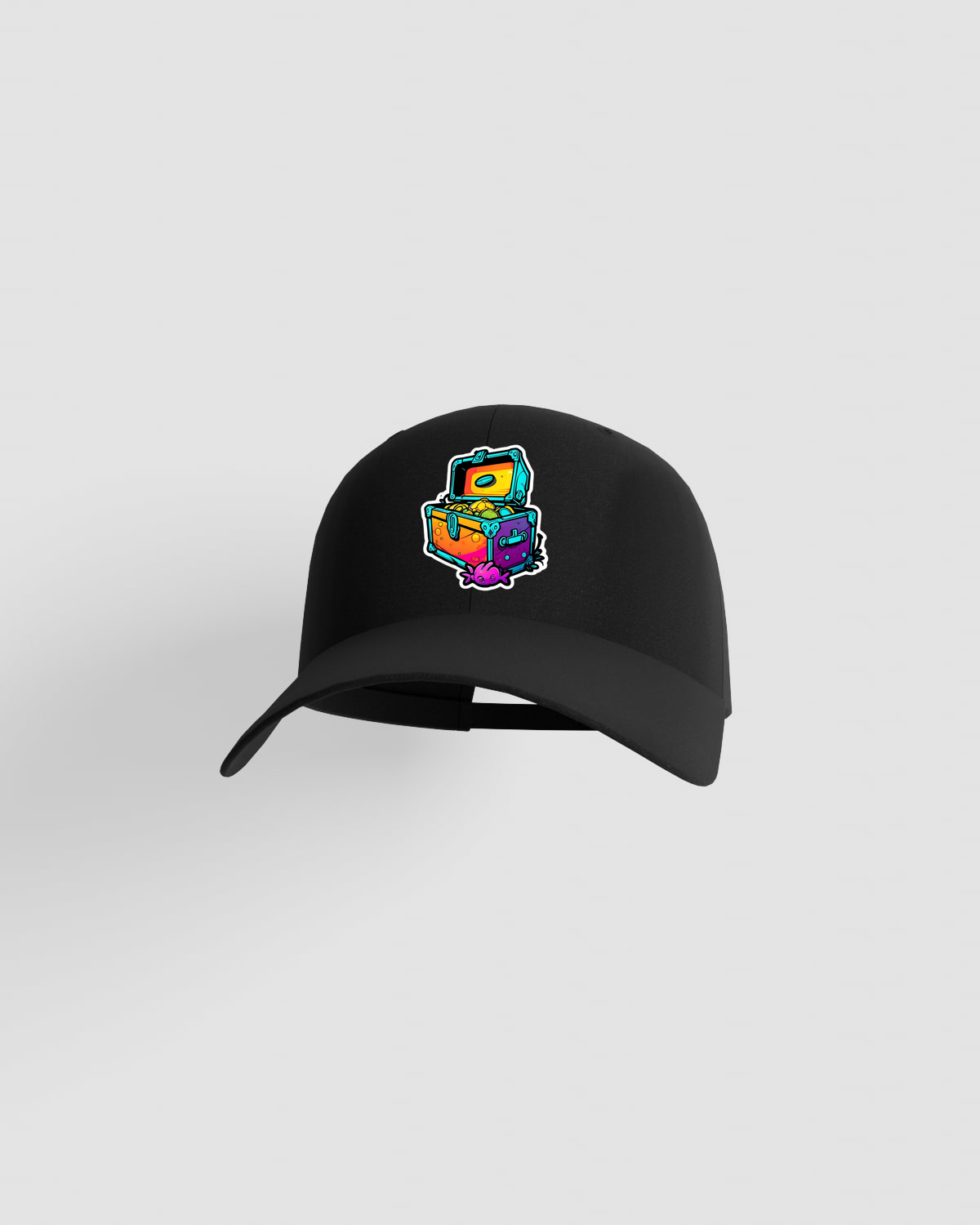 Cap, customizable, 100% cotton, unisex, Black