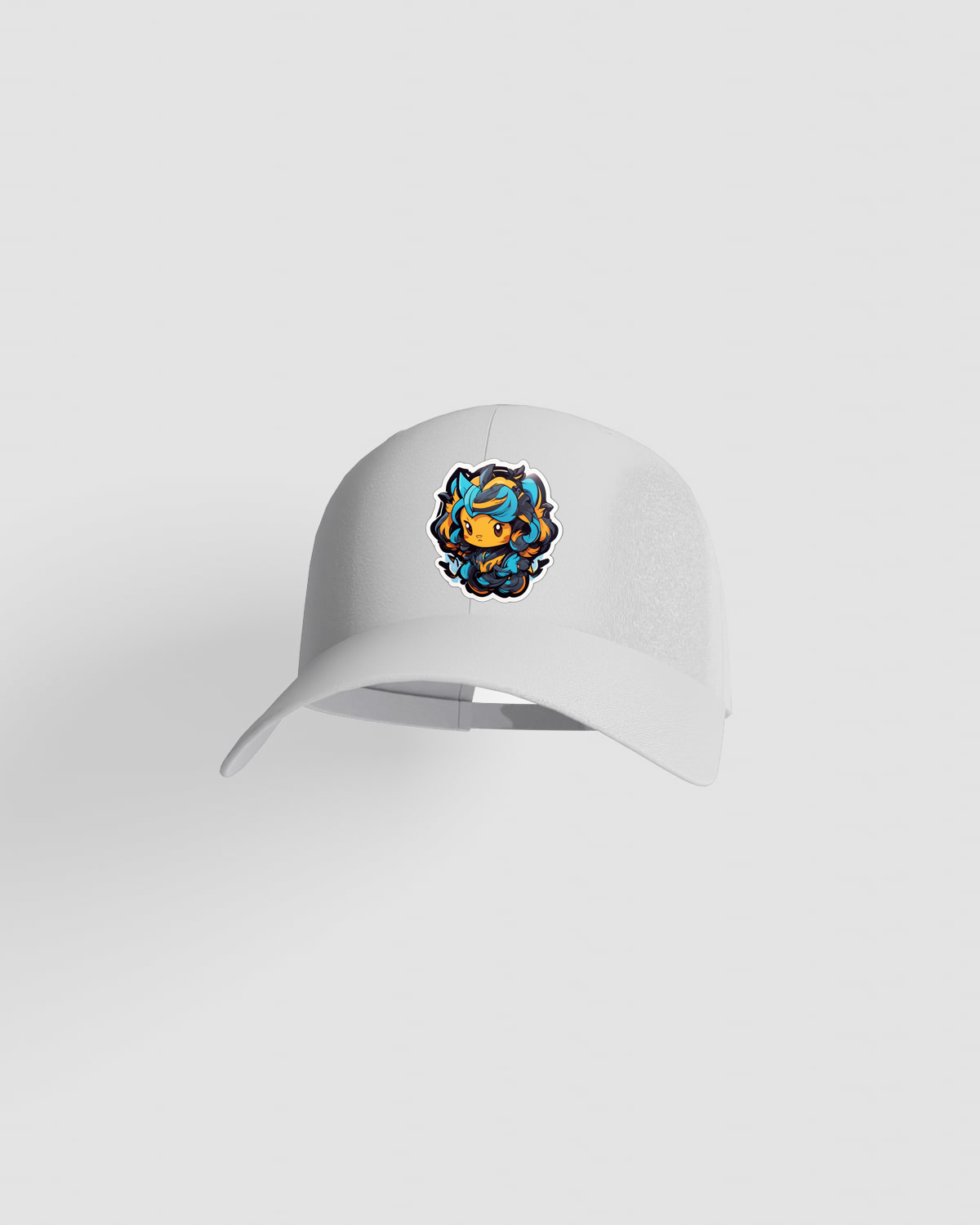 Cap, customizable, 100% cotton, unisex, White 0