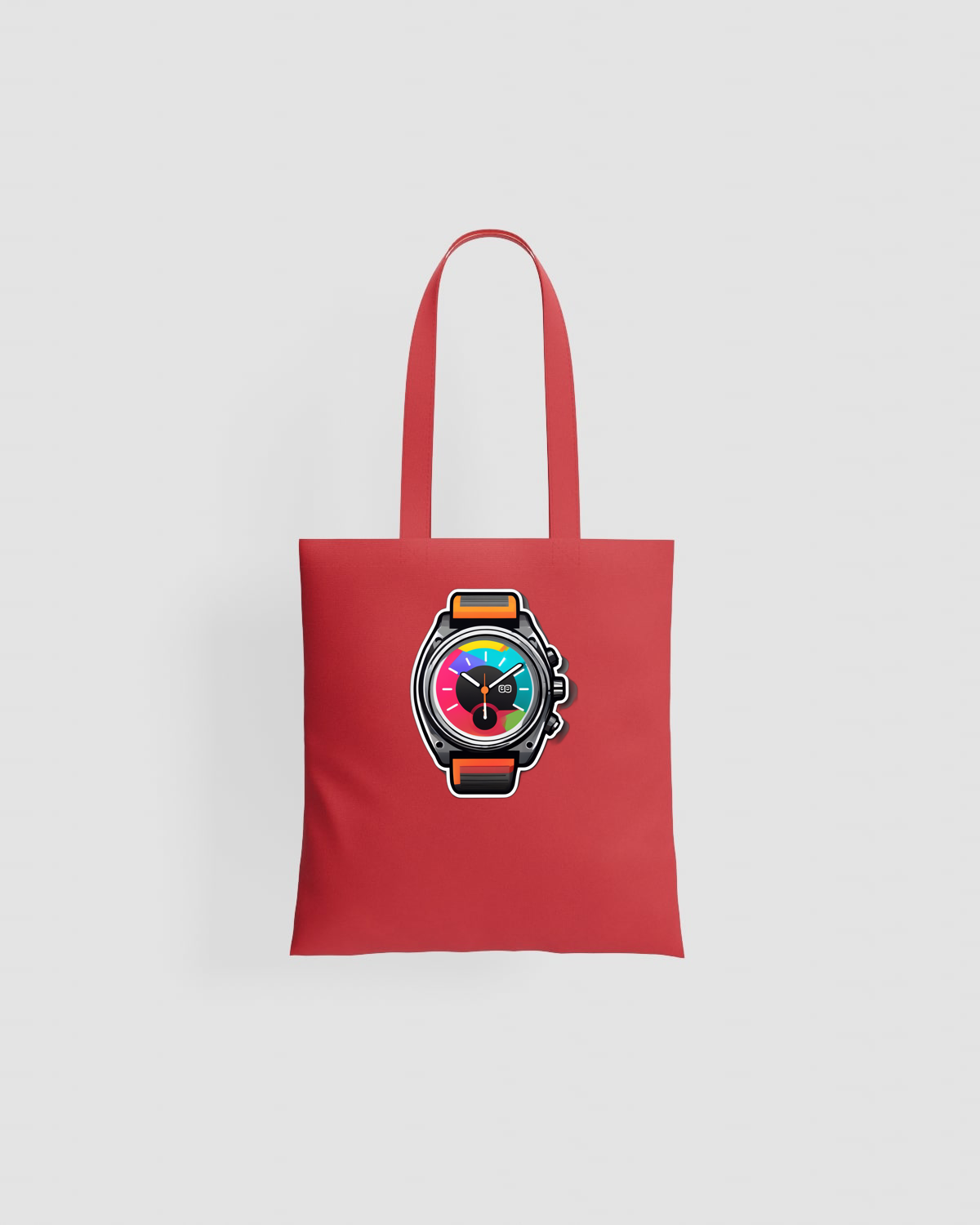 Tote bag, customizable, 100% cotton, unisex, Red 0