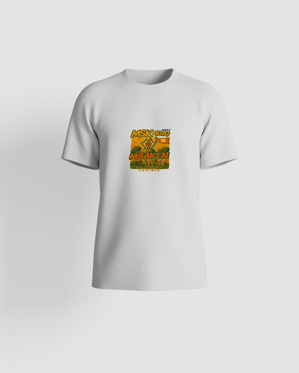 T-shirt, personnalisable, 100 % coton, Blanc 0