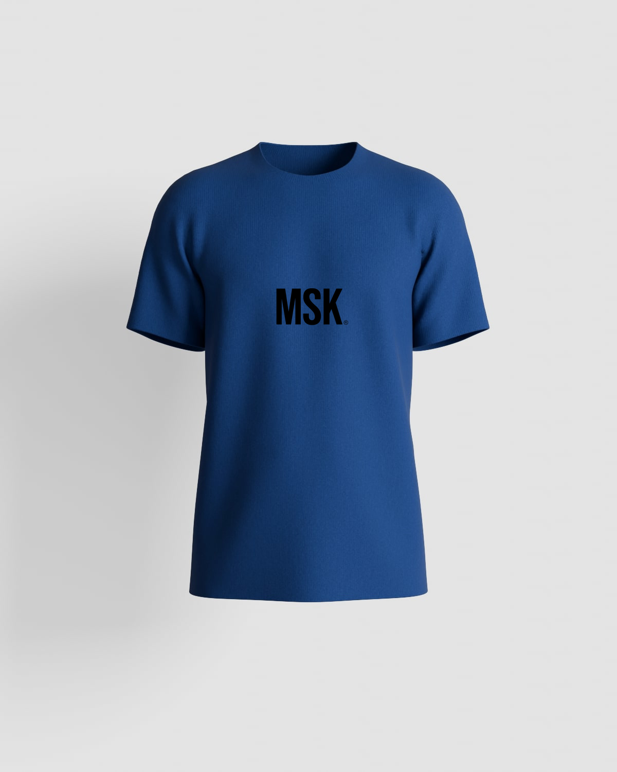 T-shirt, personnalisable, 100 % coton, Bleu