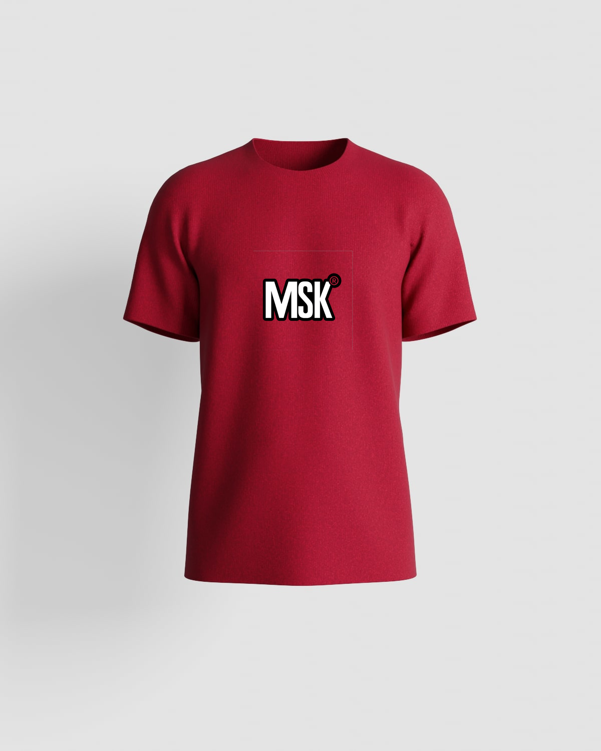 T-shirt, personnalisable, 100 % coton, Rouge 0