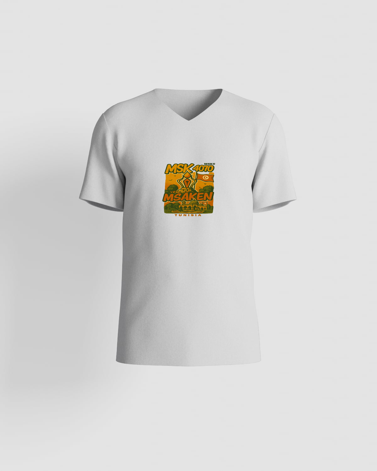 T-shirt, personnalisable, 100 % coton, Blanc