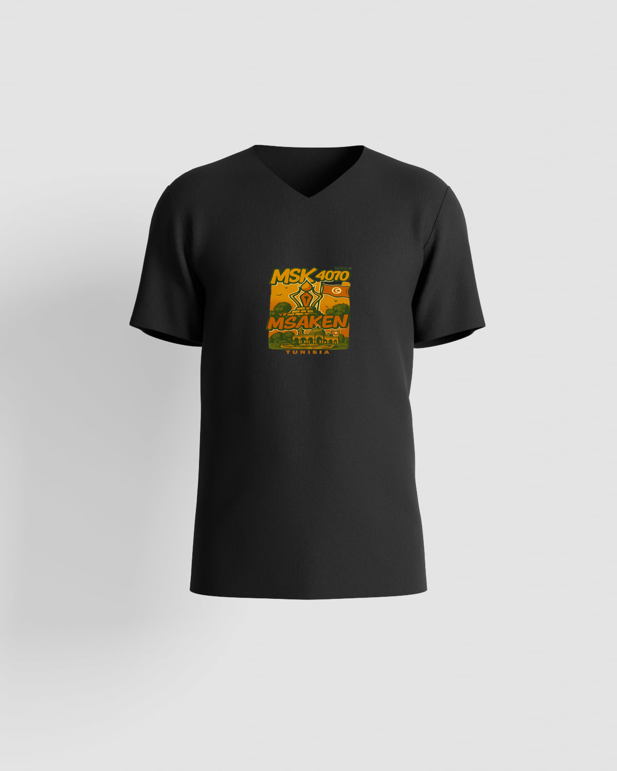 T-shirt, personnalisable, 100 % coton, Noir 0