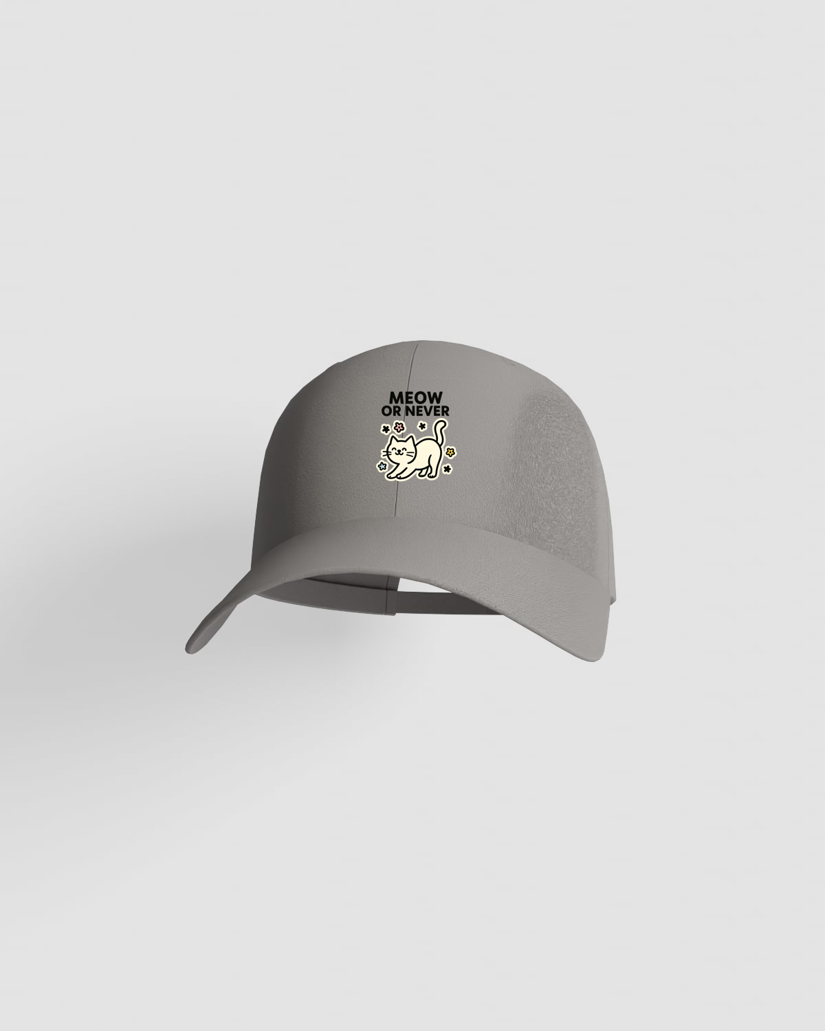 Cap, customizable, 100% cotton, unisex, Grey 0