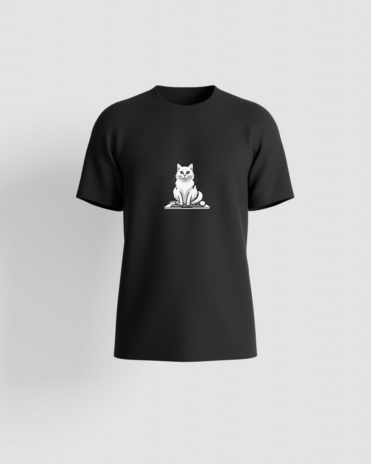 T-shirt, customizable, 100% cotton, unisex, Black 0
