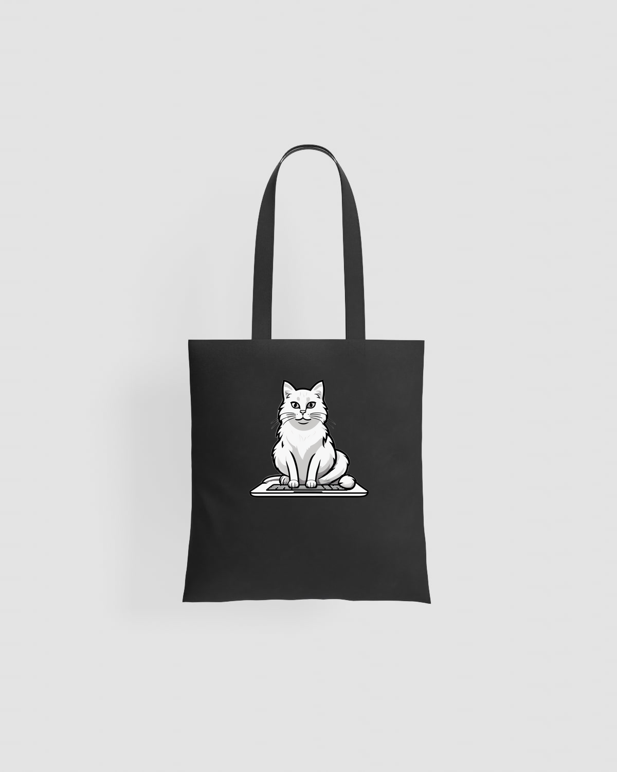 Tote bag, customizable, 100% cotton, unisex, Black 0