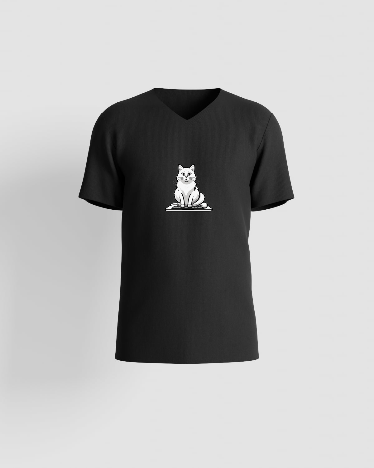 T-shirt, customizable, 100% cotton, unisex, Black 0