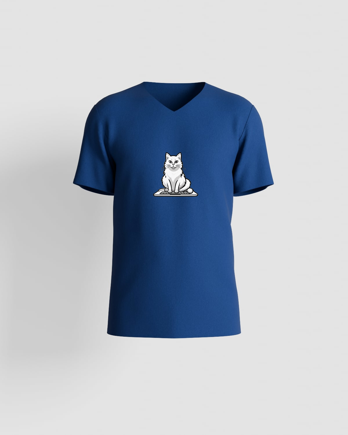 T-shirt, customizable, 100% cotton, unisex, Blue 0