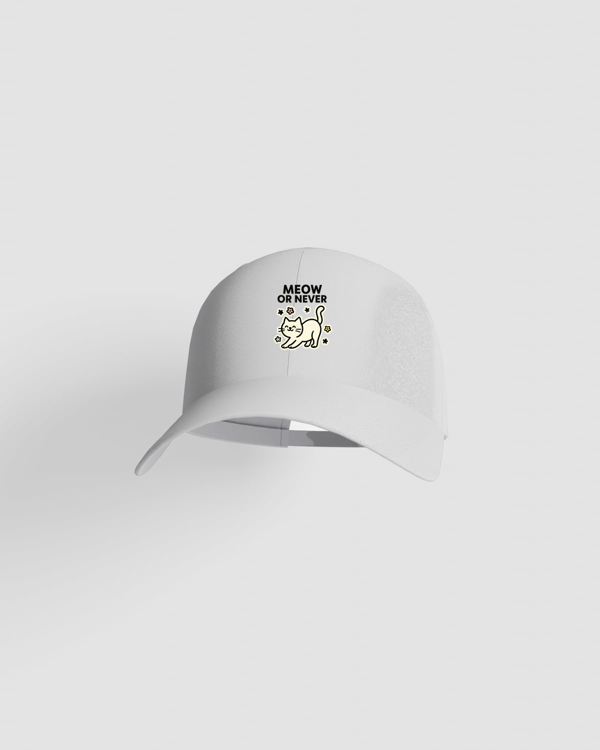 Cap, customizable, 100% cotton, unisex, White