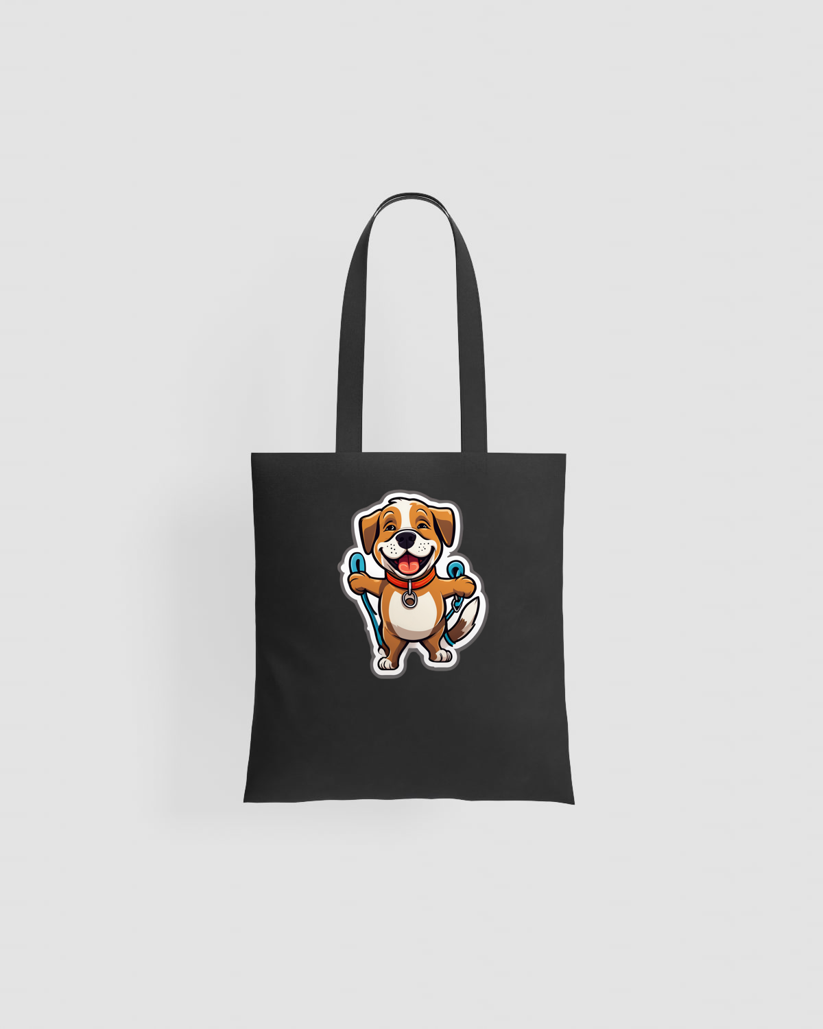 Tote bag, customizable, 100% cotton, unisex, Black