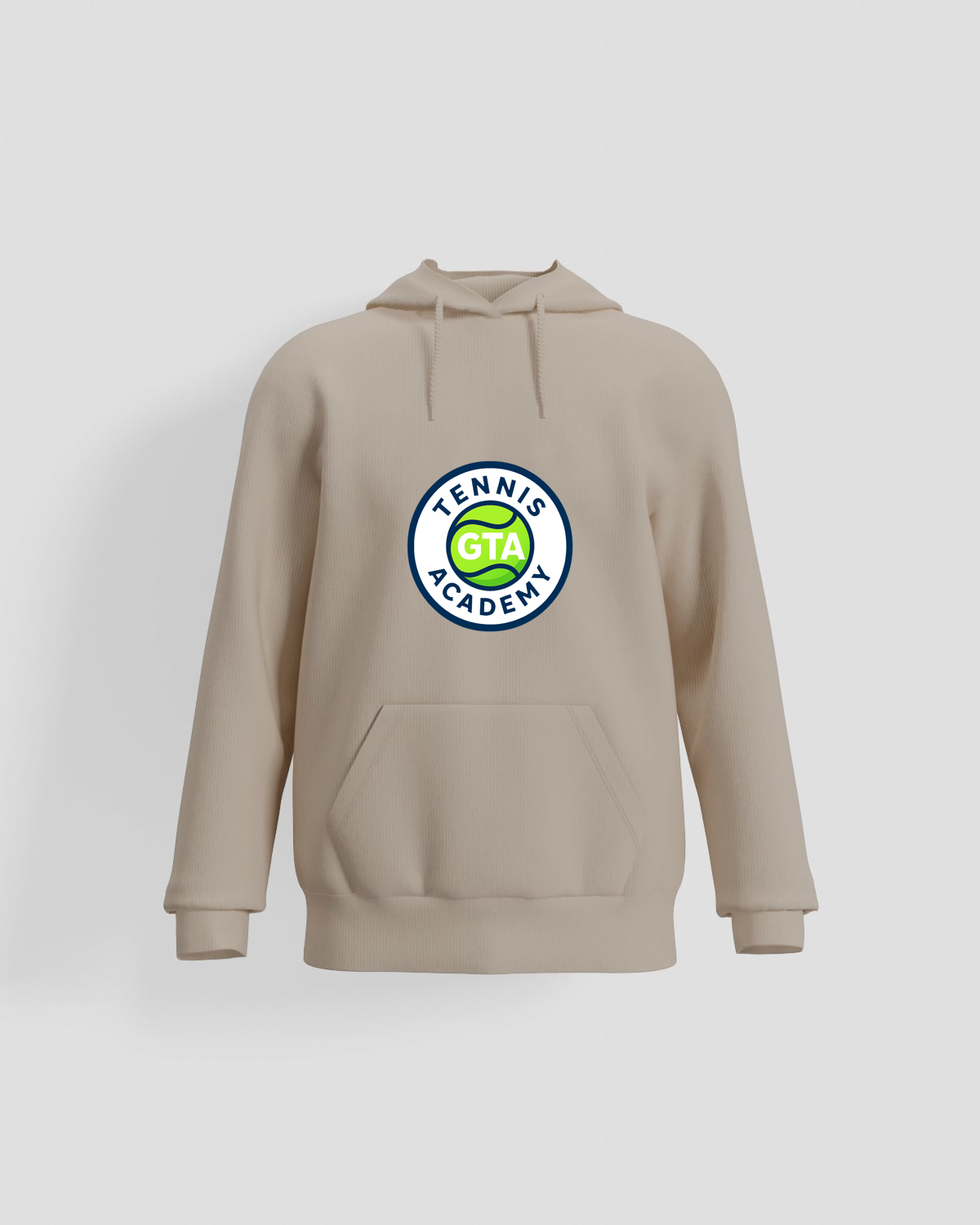 Felpa personalizzabile 80% cotone Beige