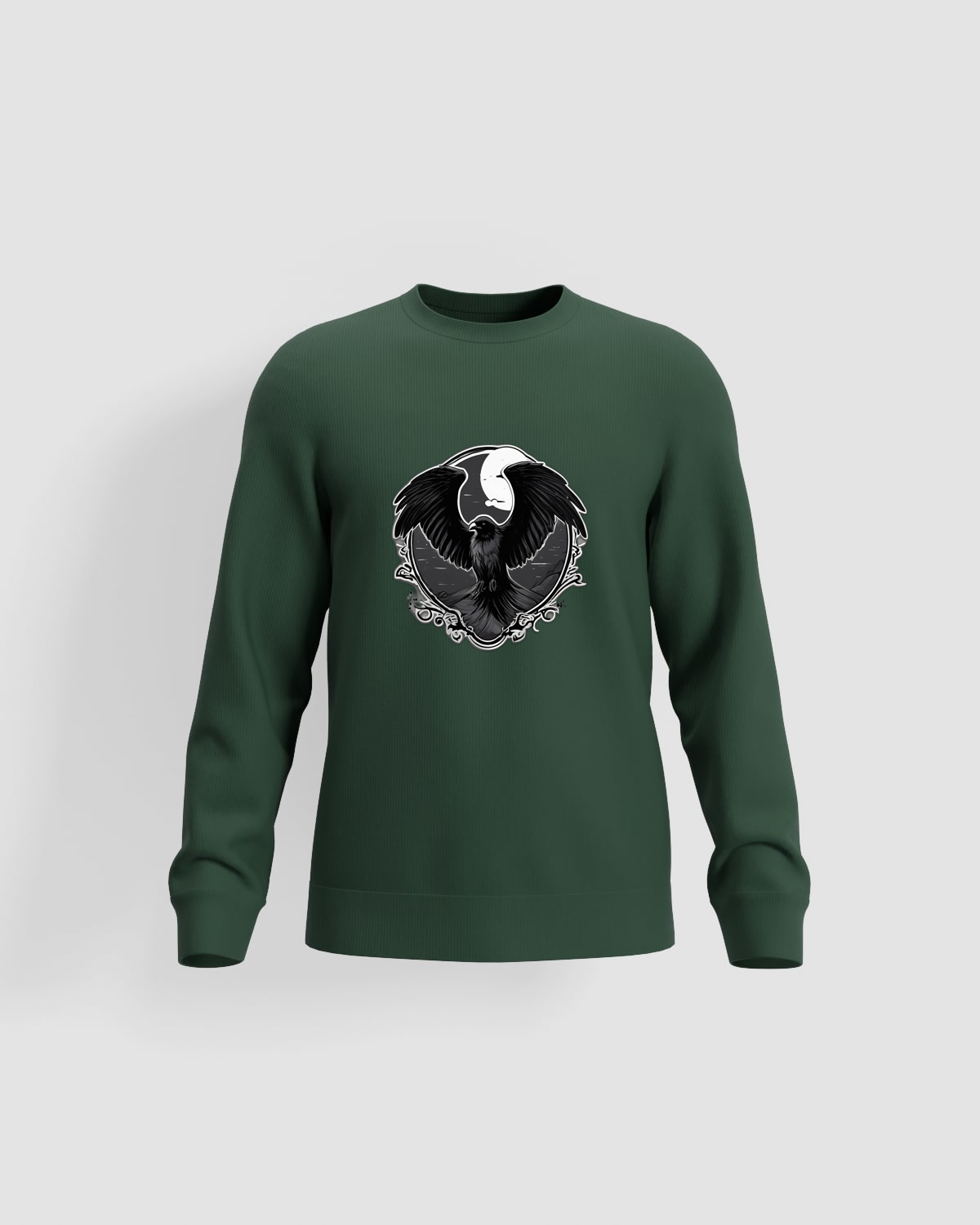 Hoodie, customizable, 80% cotton, Green