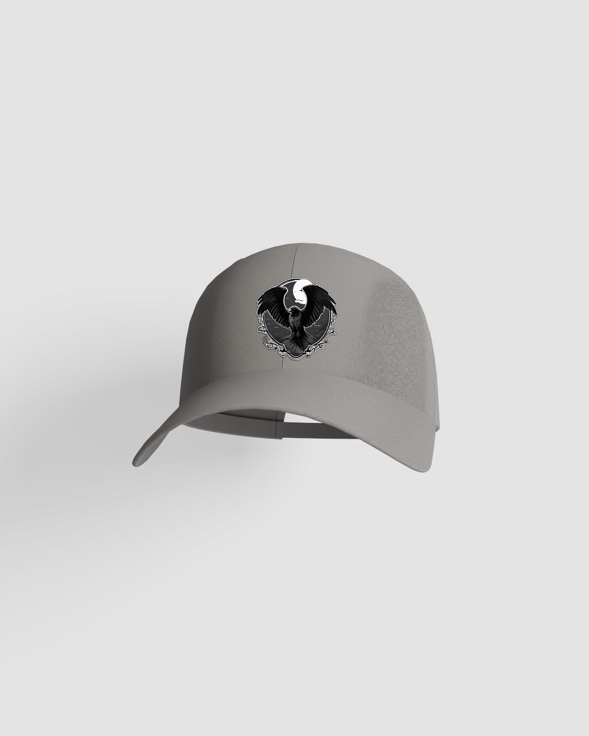 Cap, customizable, 100% cotton, unisex, Grey