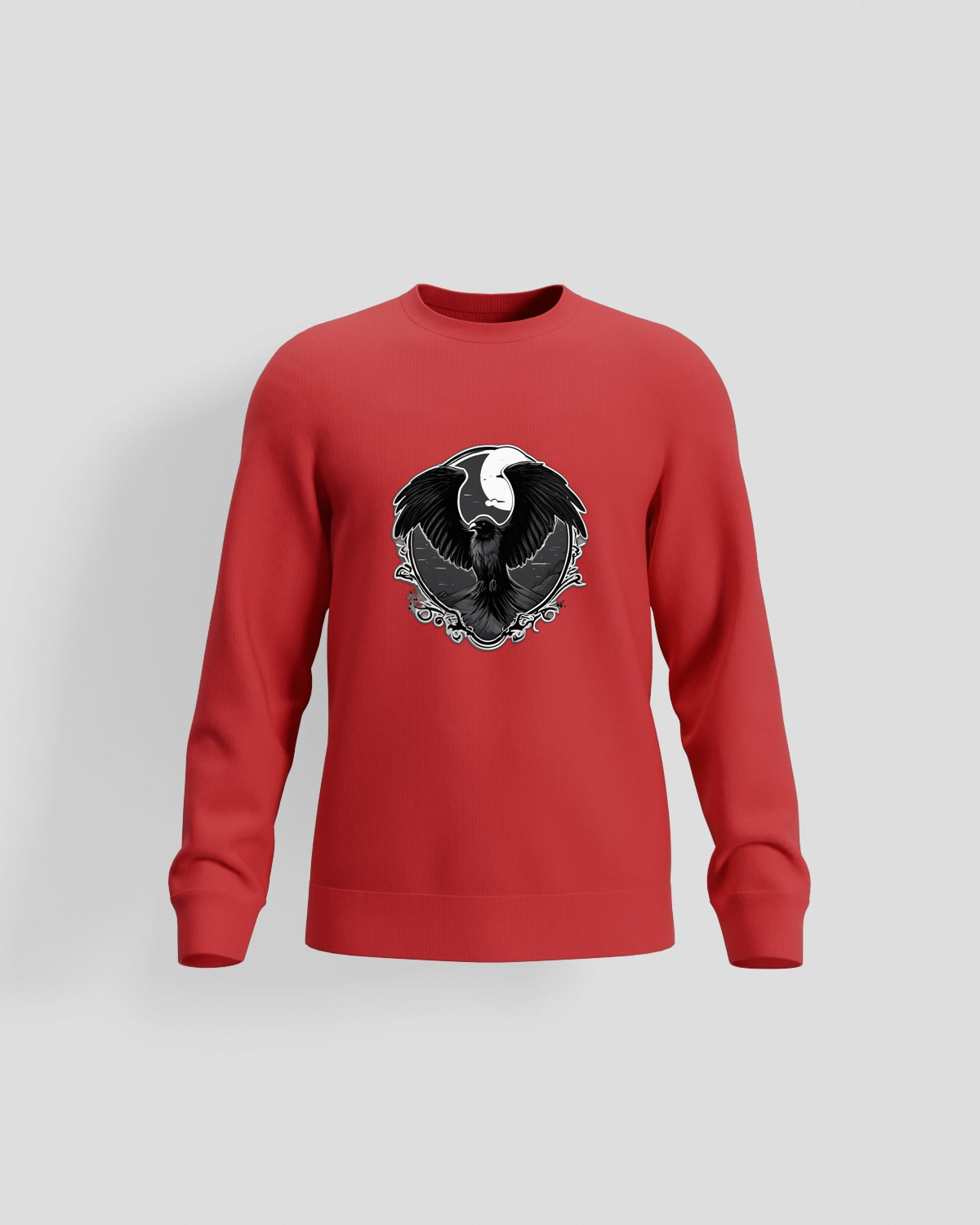 Hoodie, customizable, 80% cotton, Red