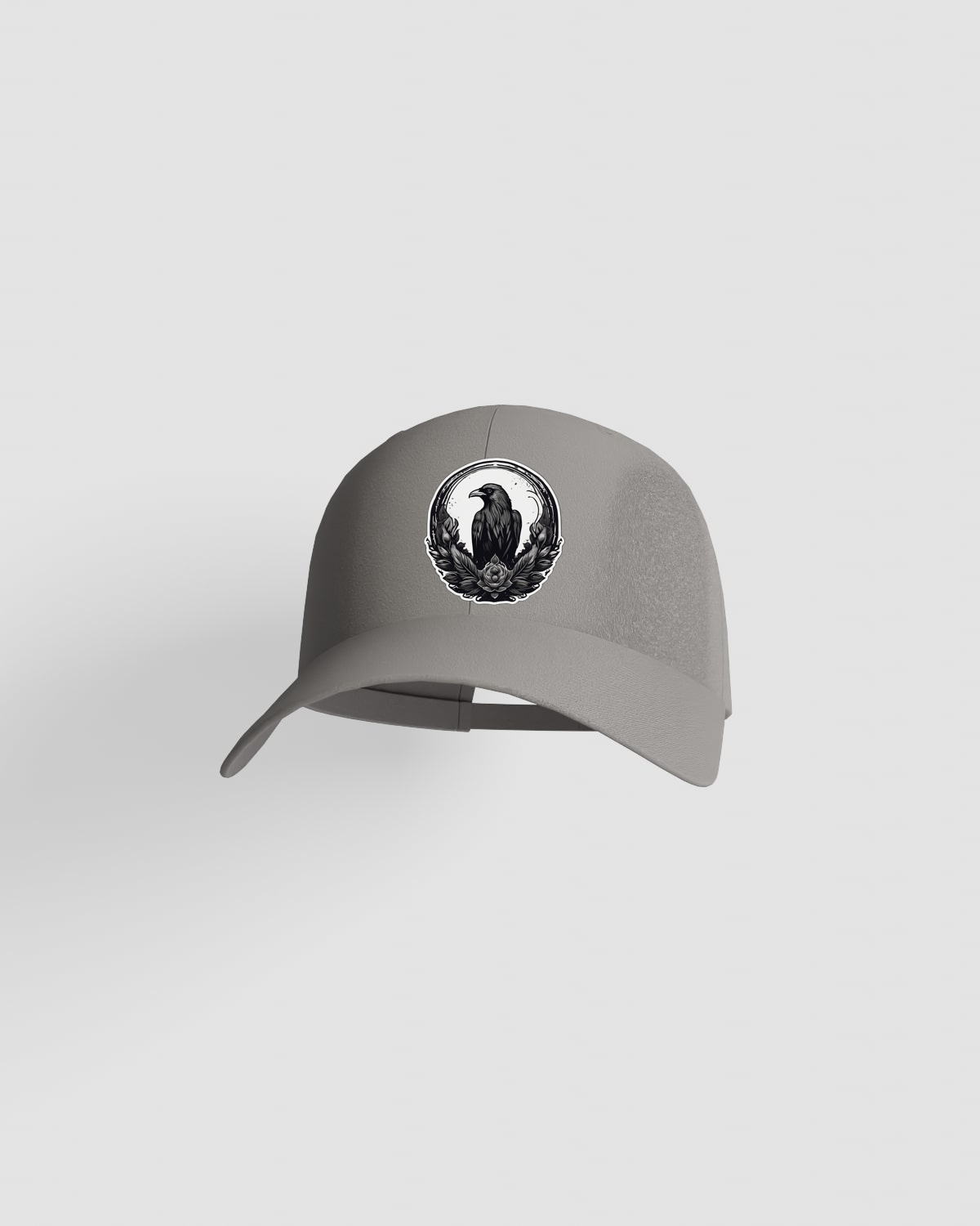 Cap, customizable, 100% cotton, unisex, Grey